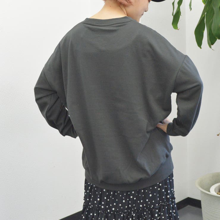 【spiritoso】ビッグロゴミニ裏スウェット ビッグロゴT ビッグロゴ | ＆soiree | 詳細画像9 