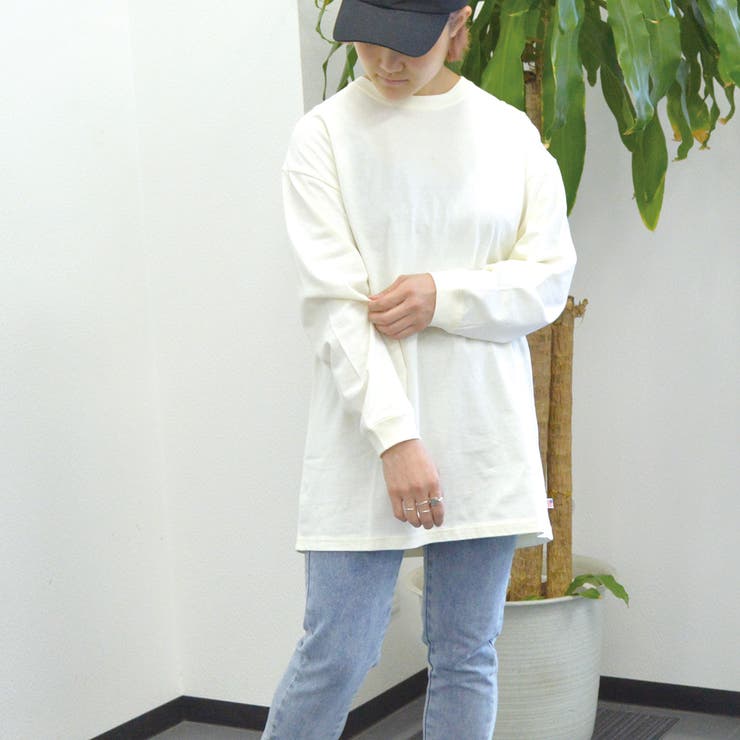 オフホワイト | 【spiritoso】USAコットンロンT  | ＆soiree