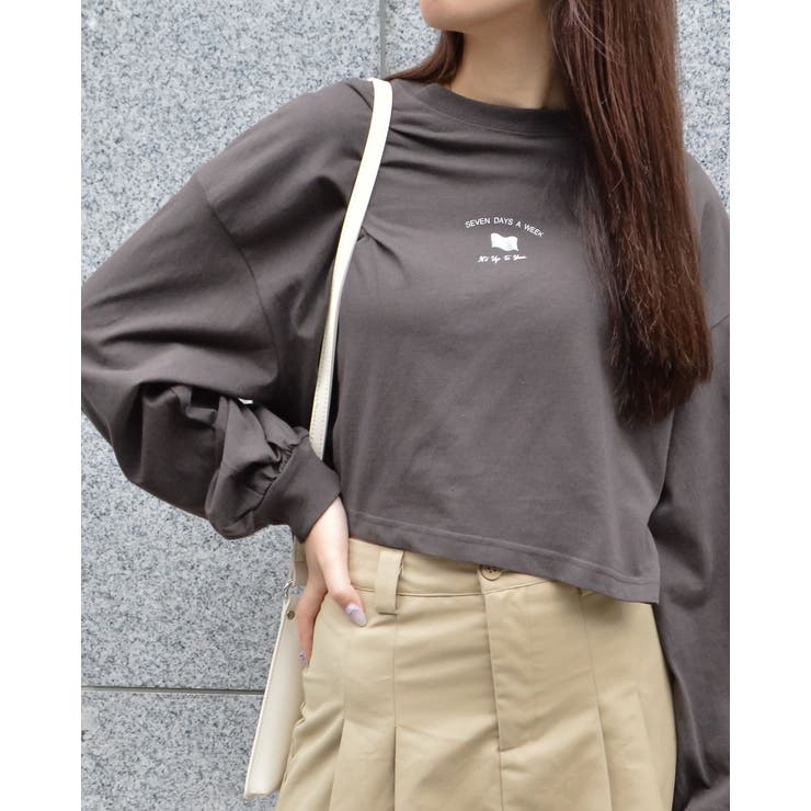 アメリカンフラッグクロップド丈ロンT | ＆soiree | 詳細画像19 