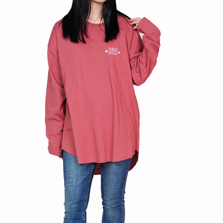 ハンバーガー刺繍裾ラウンドロンT | ＆soiree | 詳細画像11 