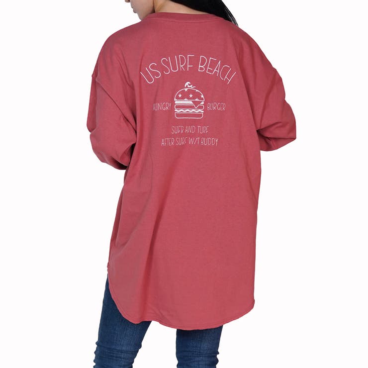 ハンバーガー刺繍裾ラウンドロンT | ＆soiree | 詳細画像12 