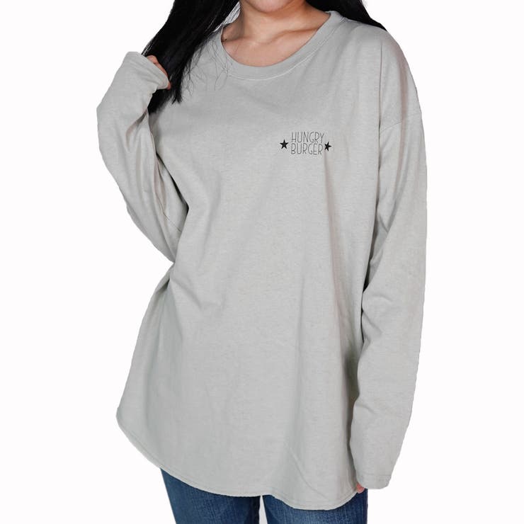 ハンバーガー刺繍裾ラウンドロンT | ＆soiree | 詳細画像13 