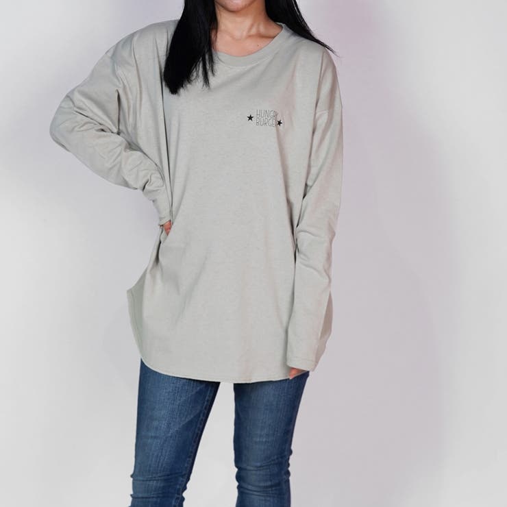 ハンバーガー刺繍裾ラウンドロンT | ＆soiree | 詳細画像17 