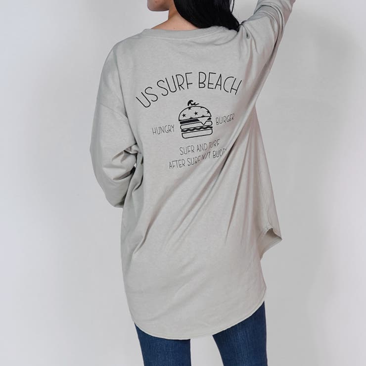 ハンバーガー刺繍裾ラウンドロンT | ＆soiree | 詳細画像18 