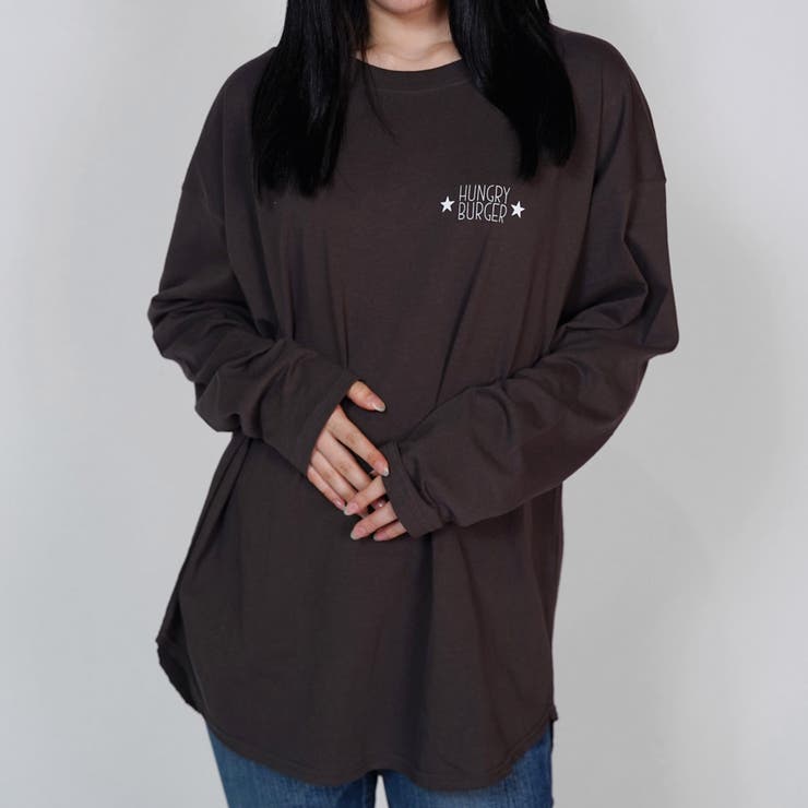 ハンバーガー刺繍裾ラウンドロンT | ＆soiree | 詳細画像19 