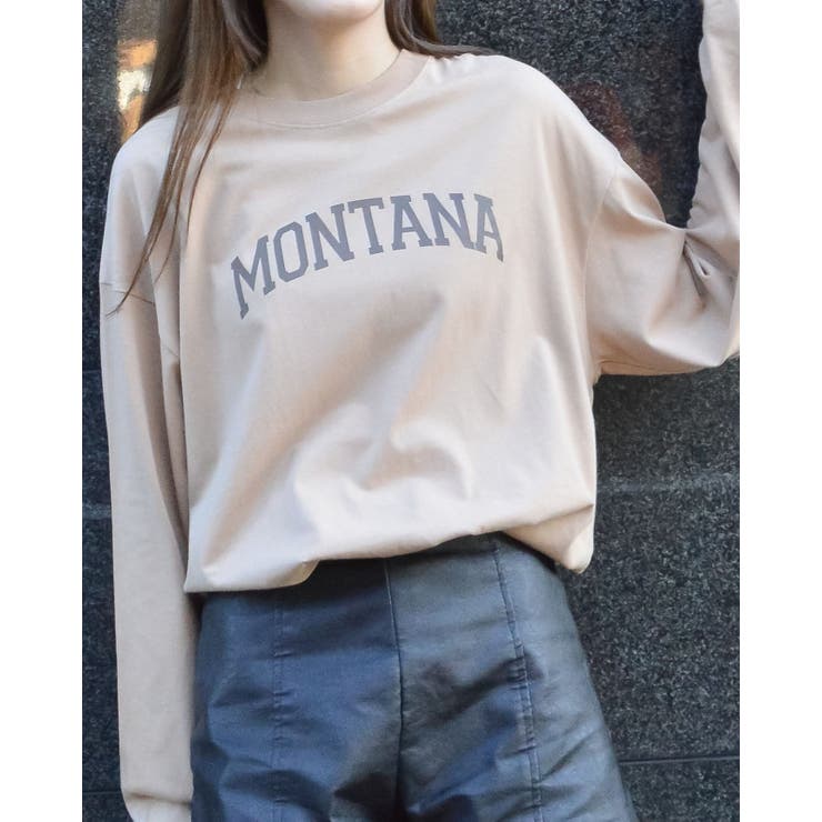モカ | MONTANAロゴビックシルエットロンT | ＆soiree