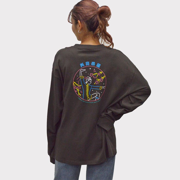 ネオンチャイナプリントロンT | ＆soiree | 詳細画像4 