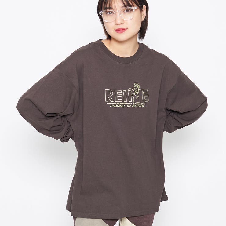 ロゴおじさんプリントロンT 秋冬 長袖 | ＆soiree | 詳細画像14 