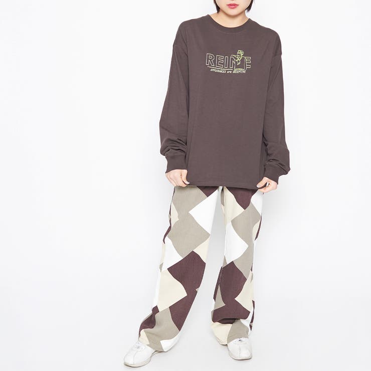 ロゴおじさんプリントロンT 秋冬 長袖 | ＆soiree | 詳細画像16 