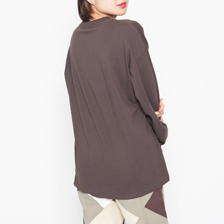 ロゴおじさんプリントロンT 秋冬 長袖 | ＆soiree | 詳細画像17 