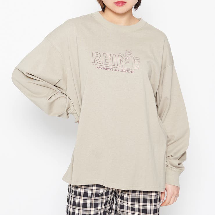 ロゴおじさんプリントロンT 秋冬 長袖 | ＆soiree | 詳細画像2 