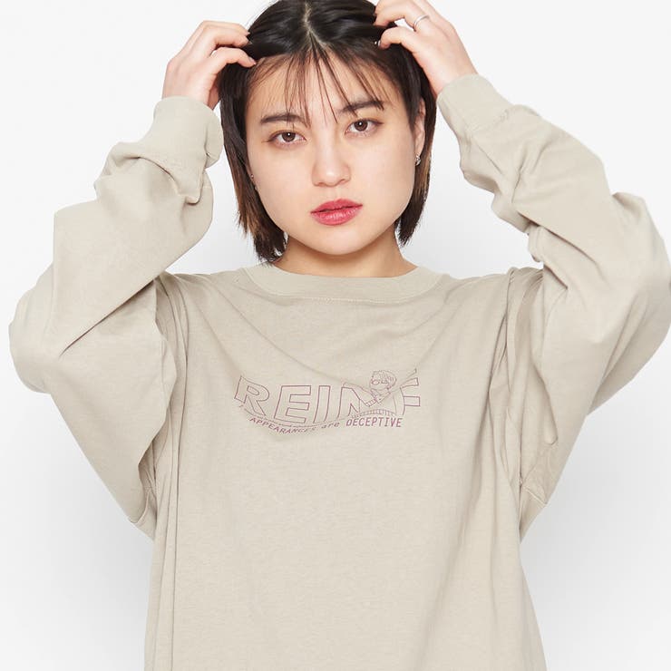 ロゴおじさんプリントロンT 秋冬 長袖 | ＆soiree | 詳細画像3 