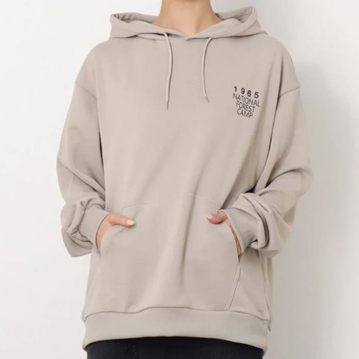 sunsetバックプリント裏毛パーカー フーディー トレーナー | ＆soiree | 詳細画像3 