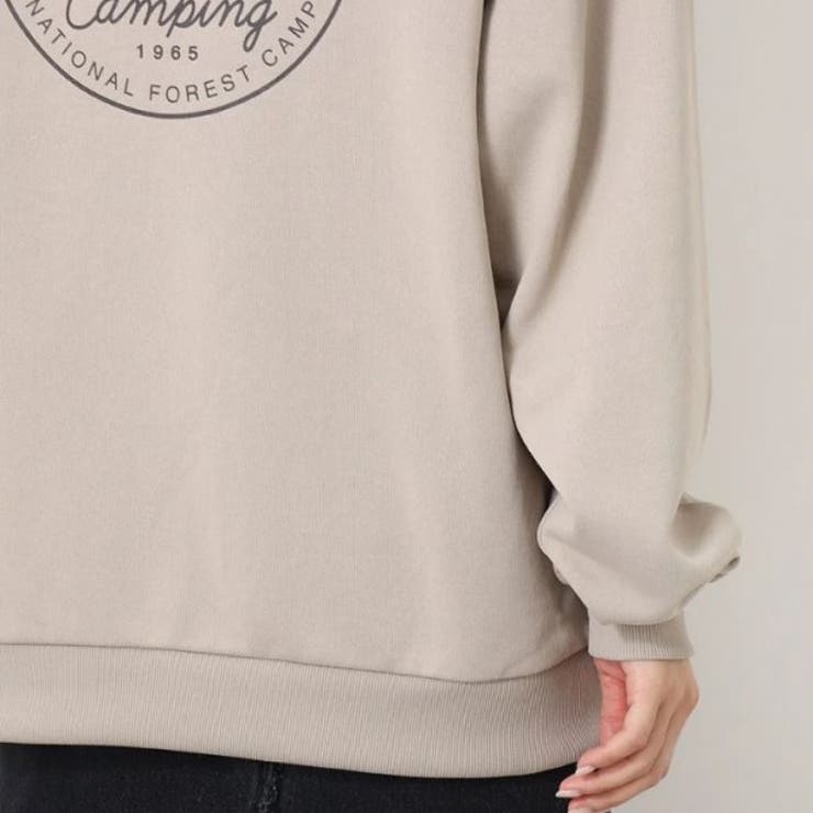 sunsetバックプリント裏毛パーカー フーディー トレーナー | ＆soiree | 詳細画像8 