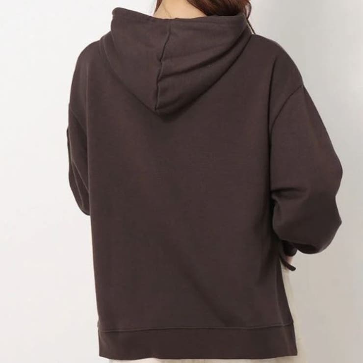 カレッジクロップドパーカー レディース クロップド丈 | ＆soiree | 詳細画像15 