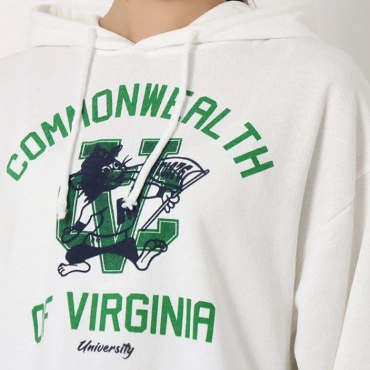 カレッジクロップドパーカー レディース クロップド丈 | ＆soiree | 詳細画像5 