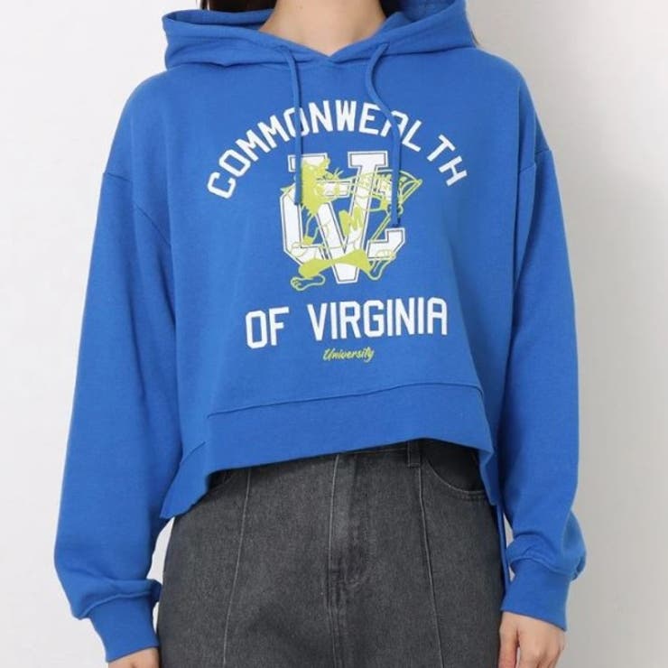 カレッジクロップドパーカー レディース クロップド丈 | ＆soiree | 詳細画像7 