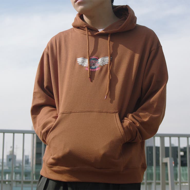 ウイングさがら刺繍バックプリントパーカー 長袖 プリント | ＆soiree | 詳細画像15 