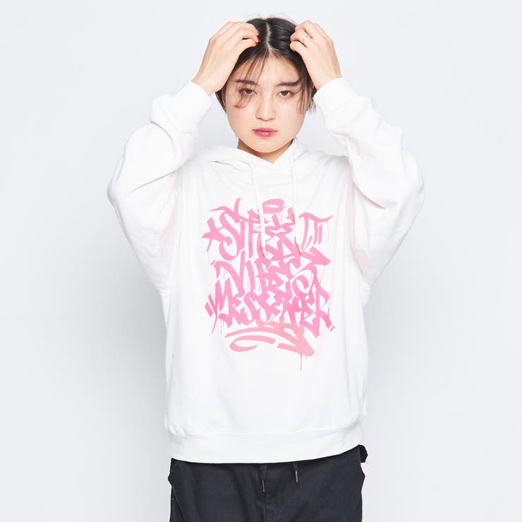 ネオンプリント裏毛パーカー レディース 春服 | ＆soiree | 詳細画像15 