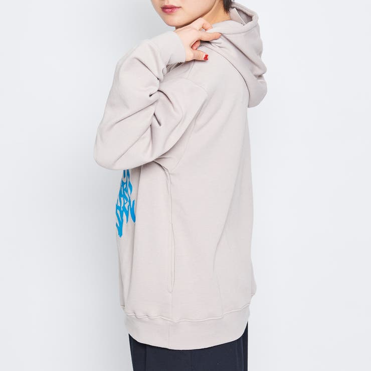 ネオンプリント裏毛パーカー レディース 春服 | ＆soiree | 詳細画像5 