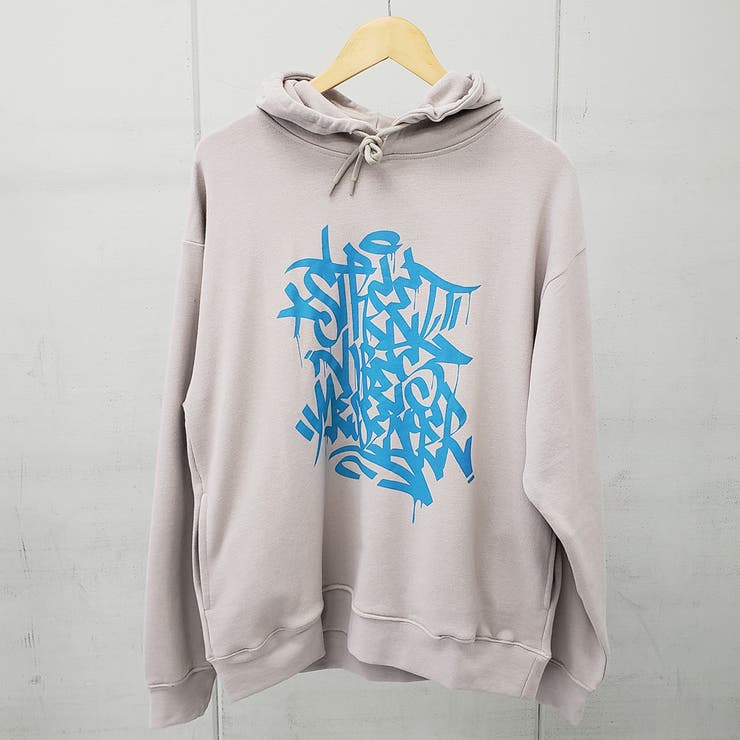 ベージュ | ネオンプリント裏毛パーカー レディース 春服 | ＆soiree