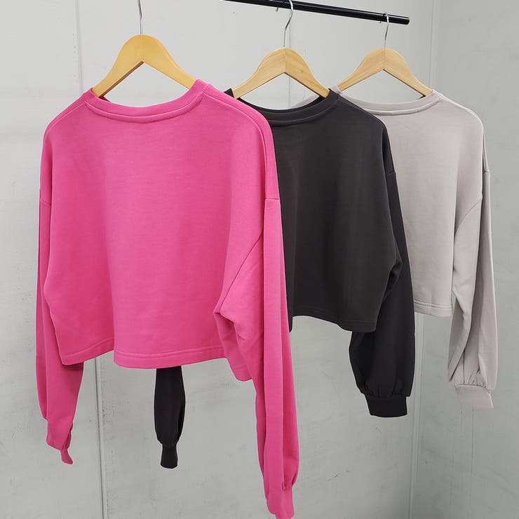 フロッキープリントクロップドプルオーバー レディース 韓国 | ＆soiree | 詳細画像8 