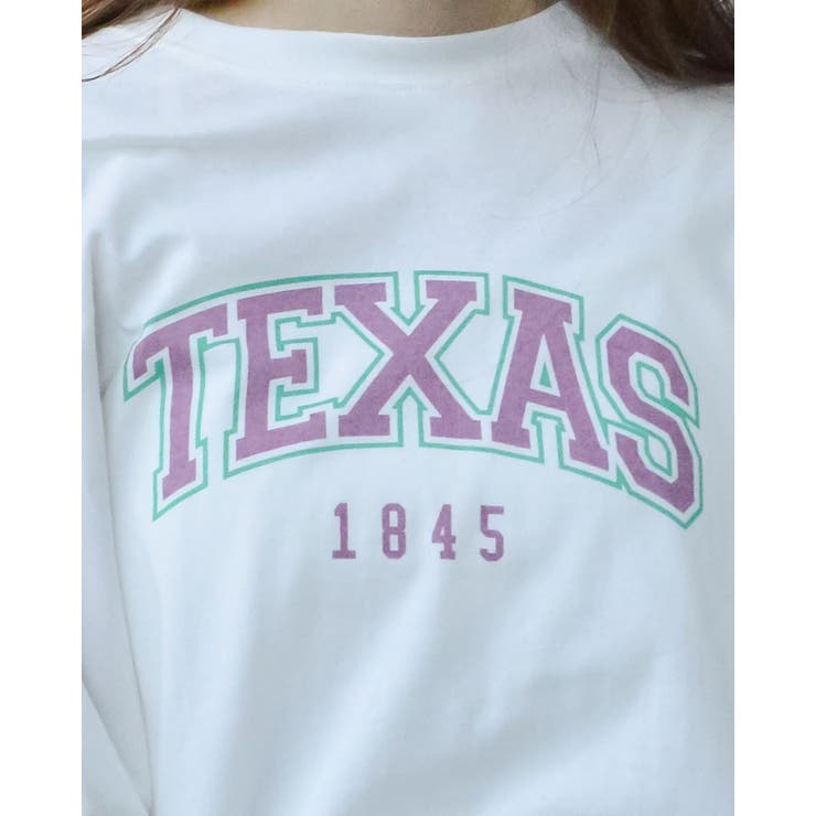 カレッジロゴクロップドロンT  | ＆soiree | 詳細画像9 