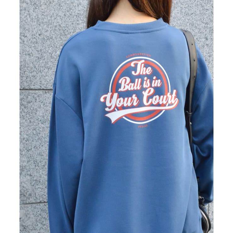 バックサークルレトロプリントトレーナー | ＆soiree | 詳細画像14 