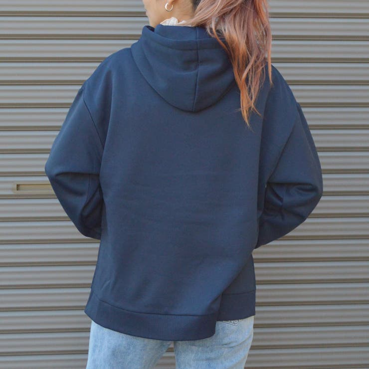 カフェ柄 裏起毛レイヤードパーカー | ＆soiree | 詳細画像5 