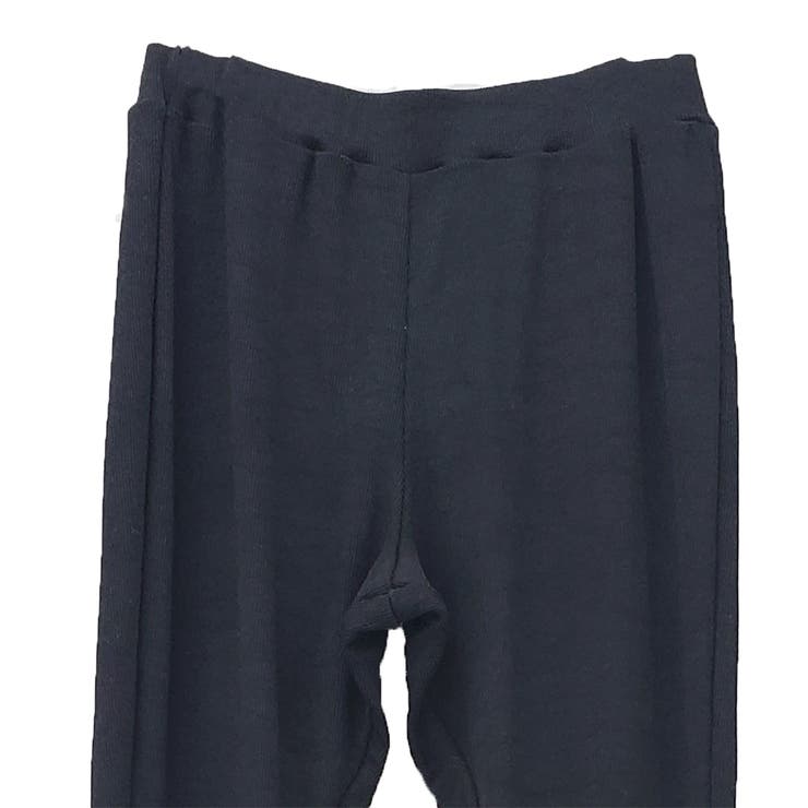 テレコフレアパンツ ロングパンツ レディース | ＆soiree | 詳細画像8 