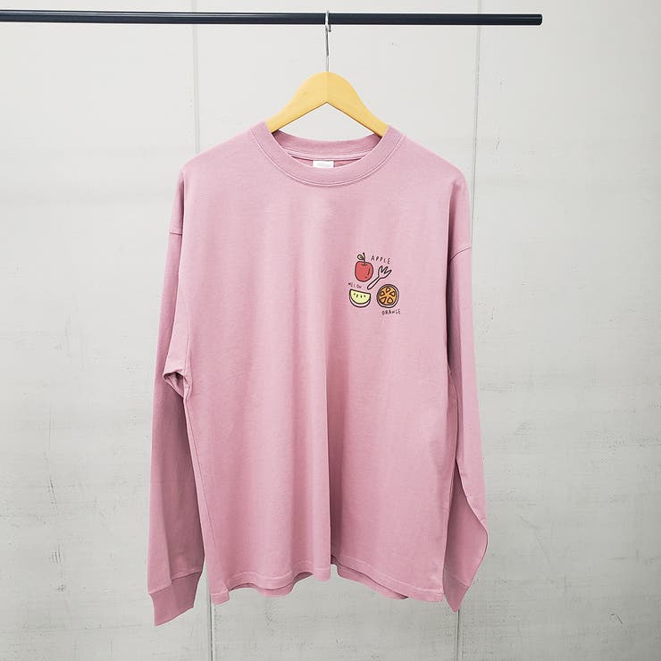 韓国系フルーツプリントＴシャツ フルーツ柄 プリントTシャツ