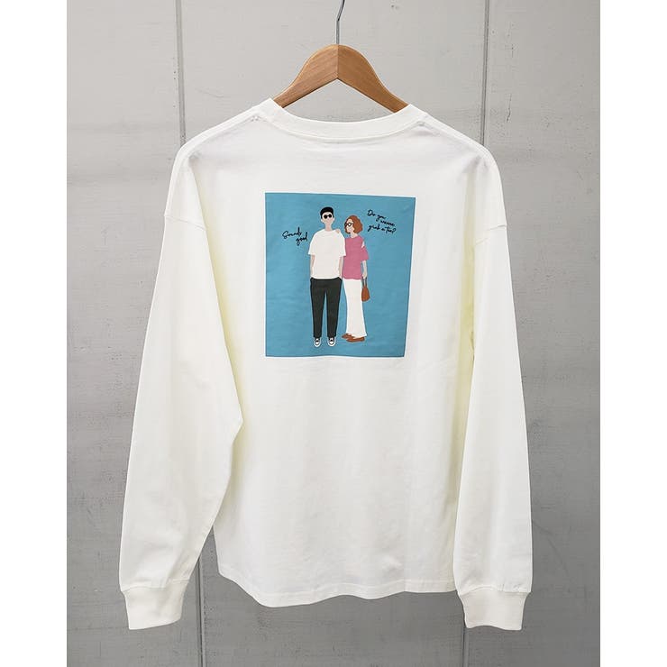 オフホワイト | ニュアンスカップルロンT | ＆soiree