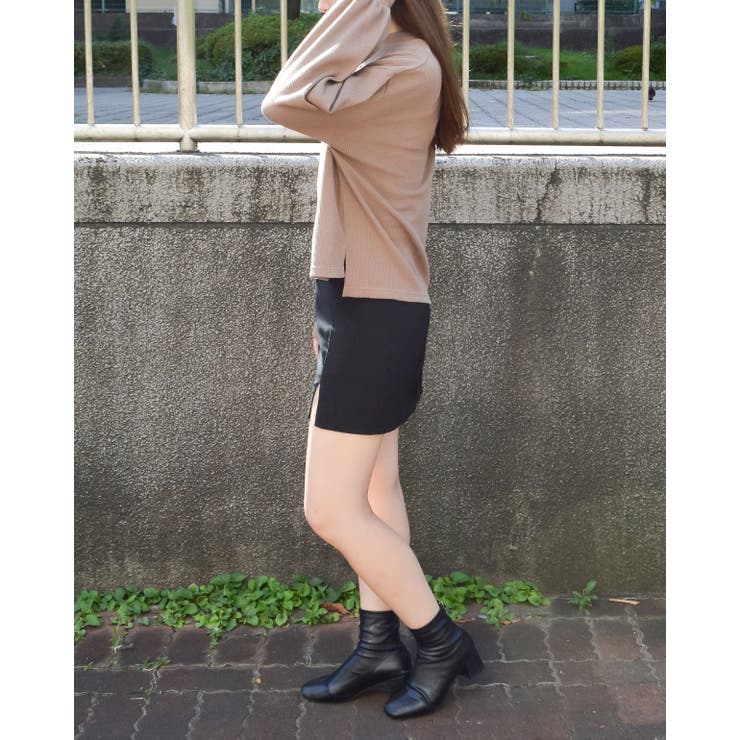 サーマルシンプル長袖カットソー | ＆soiree | 詳細画像6 