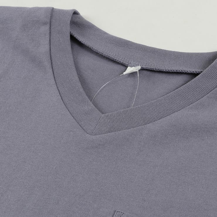 ポケット付き Vネック Tシャツ | ＆soiree | 詳細画像9 