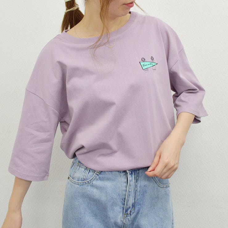 イラストバックプリント半袖Tシャツ(レトロイラスト) | ＆soiree | 詳細画像13 