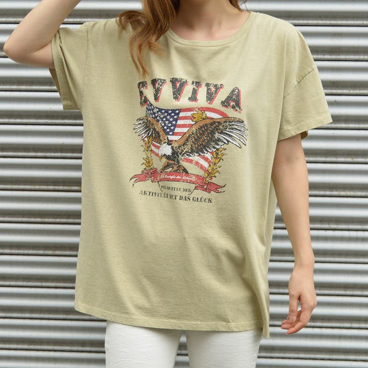 AMERICAN EAGLE プリントT ヴィンテージ ロンT 長袖 Sサイズ - Tシャツ