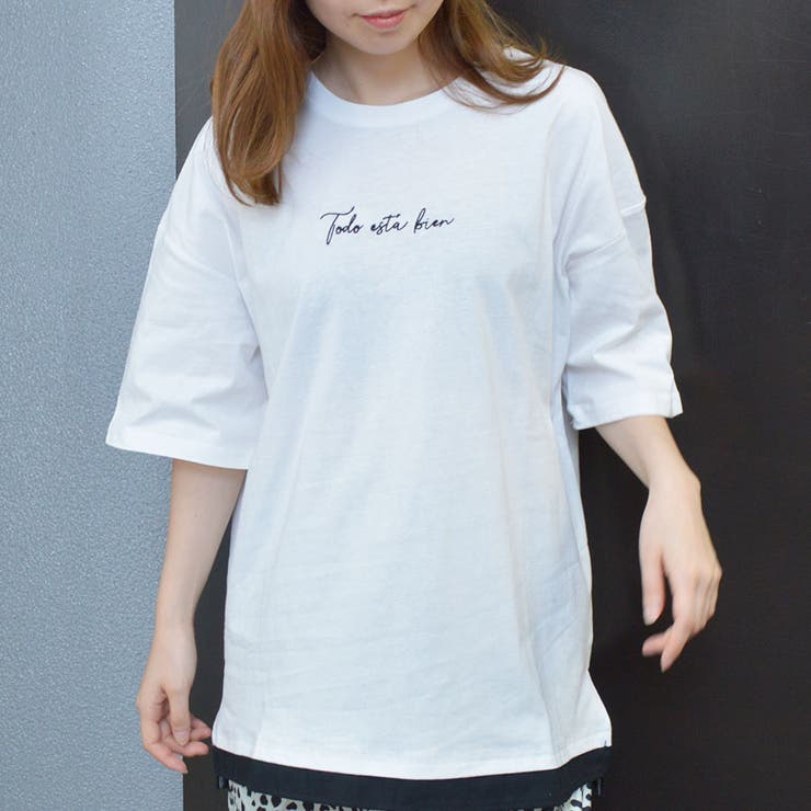 レイヤード風tシャツ ロゴt ロゴtシャツ 品番 Radm Soiree アンドソワレ のレディース ファッション通販 Shoplist ショップリスト