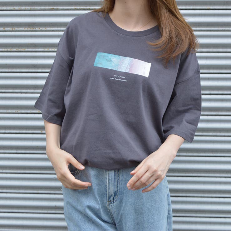 フォトプリントTシャツ(Sea  Photography)[品番：RADM0000650]｜＆soiree（アンドソワレ）のレディースファッション通販｜SHOPLIST（ショップリスト）