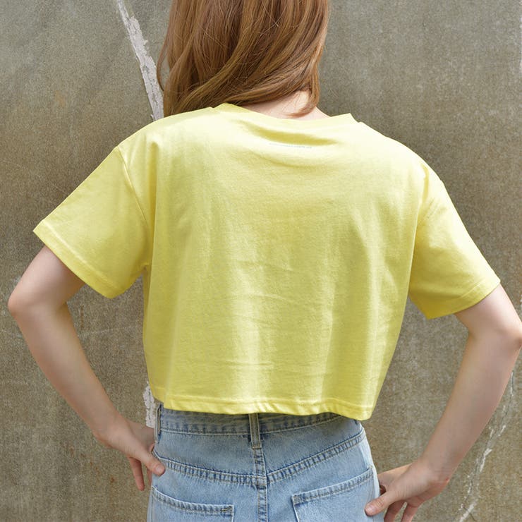 ショート丈Tシャツ(ガールフォト) プリントTシャツ 半袖 | ＆soiree | 詳細画像11 