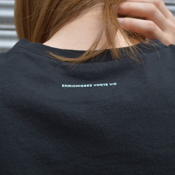ショート丈Tシャツ(ガールフォト) プリントTシャツ 半袖 | ＆soiree | 詳細画像8 