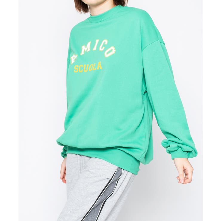 AMICOプリントビッグスウェットトレーナー 春 オーバーサイズ | ＆soiree | 詳細画像12 