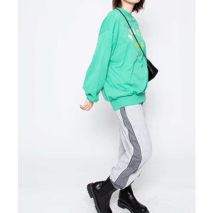 AMICOプリントビッグスウェットトレーナー 春 オーバーサイズ | ＆soiree | 詳細画像15 