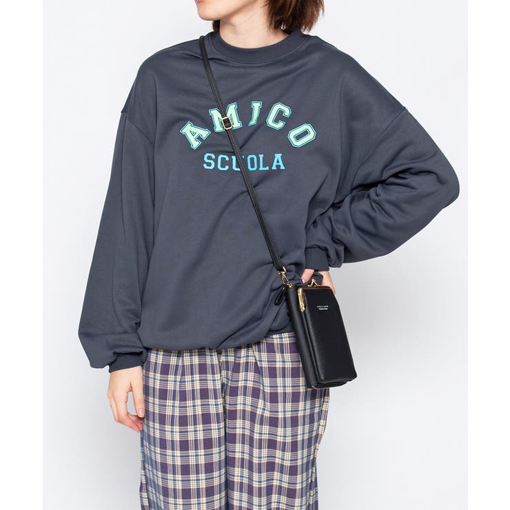 AMICOプリントビッグスウェットトレーナー 春 オーバーサイズ | ＆soiree | 詳細画像17 