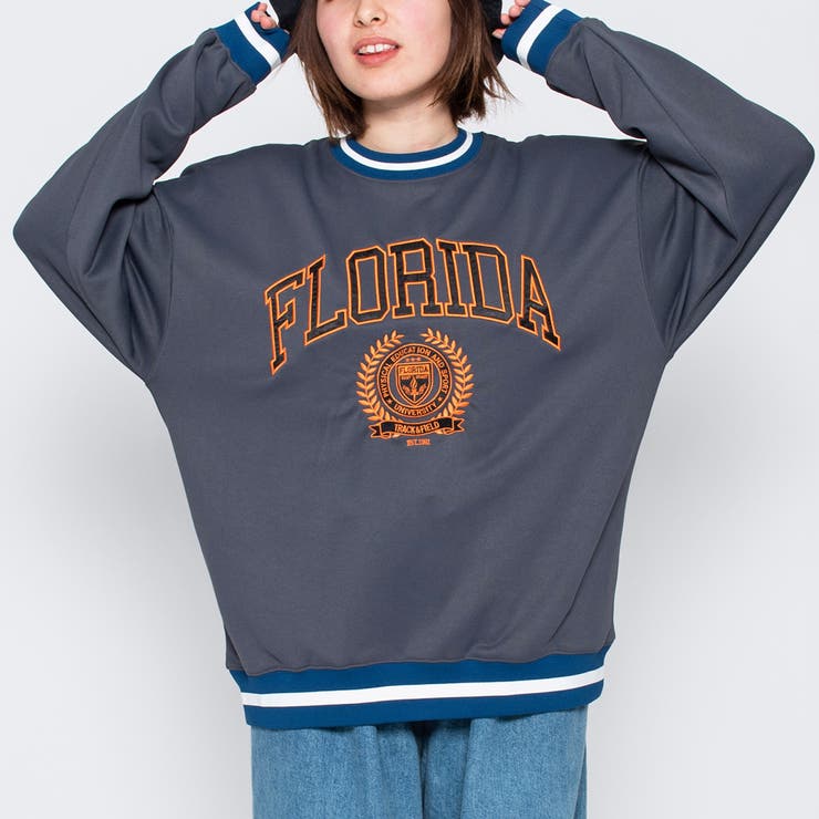 サテン刺繍ビッグスウェットトレーナー 春 オーバーサイズ | ＆soiree | 詳細画像16 