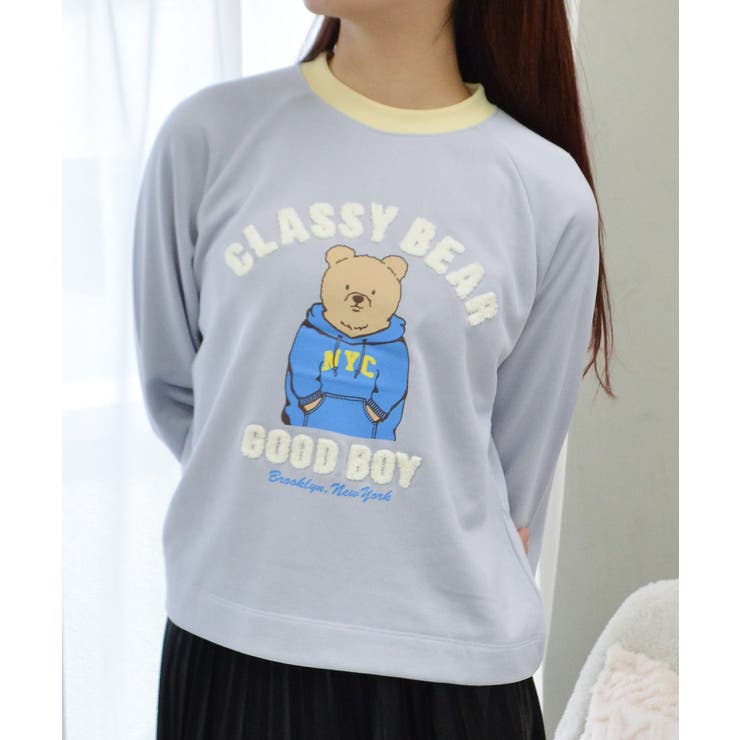 ベアプリントラグランスウェット | ＆soiree | 詳細画像11 