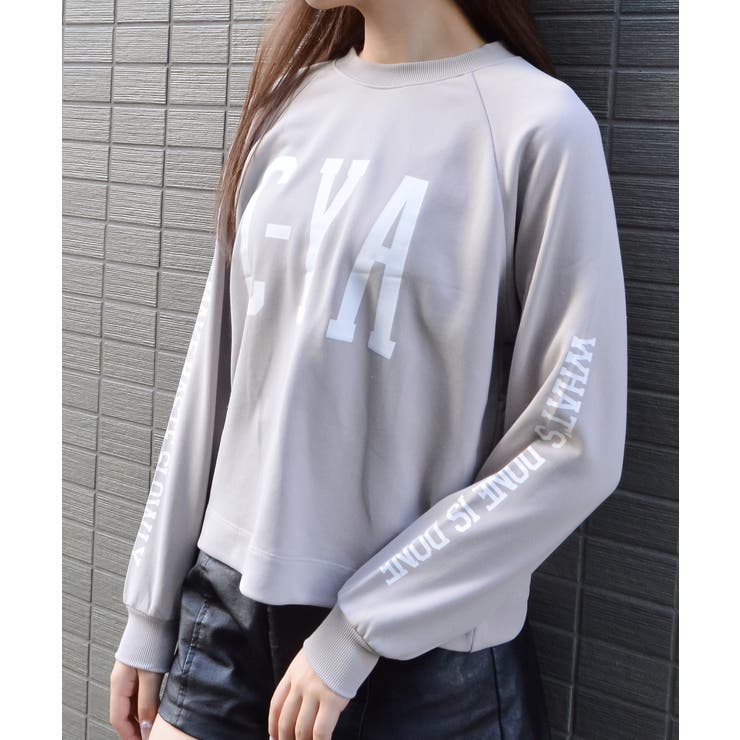 Seeyouプリントラグランスウェット | ＆soiree | 詳細画像11 