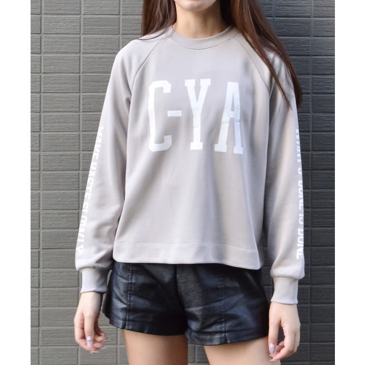 Seeyouプリントラグランスウェット | ＆soiree | 詳細画像12 