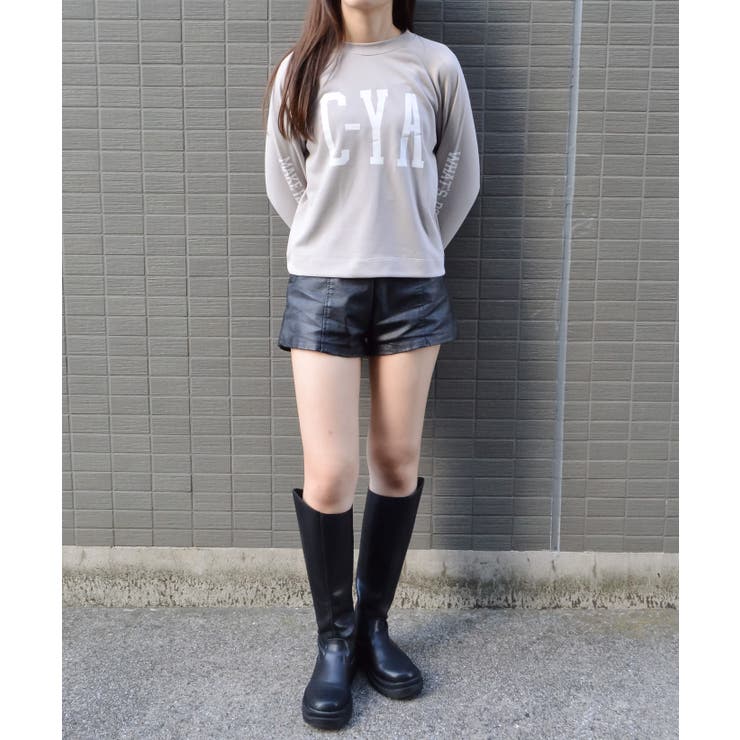 Seeyouプリントラグランスウェット | ＆soiree | 詳細画像13 