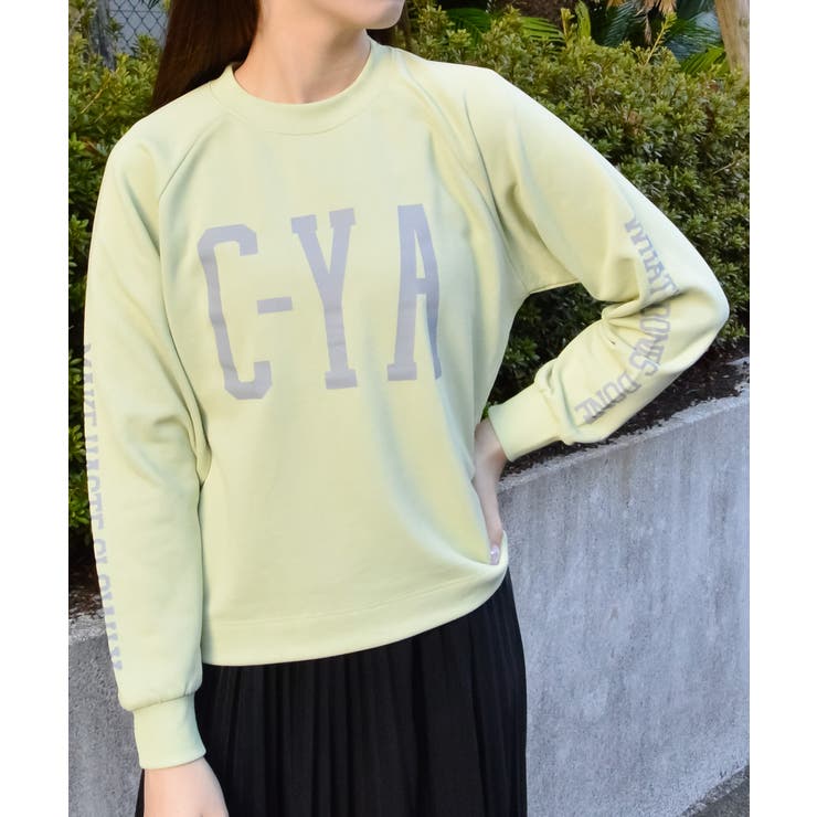 Seeyouプリントラグランスウェット | ＆soiree | 詳細画像5 