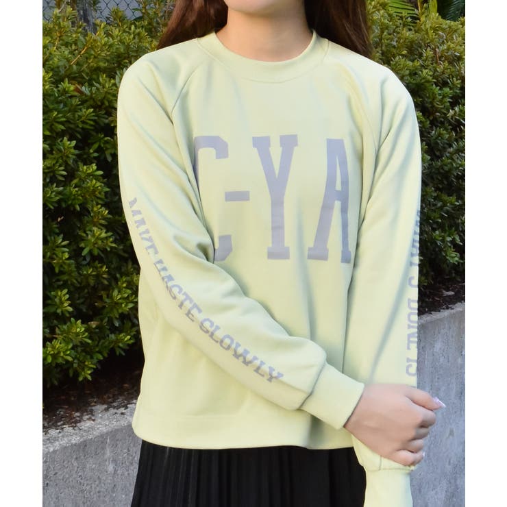 Seeyouプリントラグランスウェット | ＆soiree | 詳細画像6 